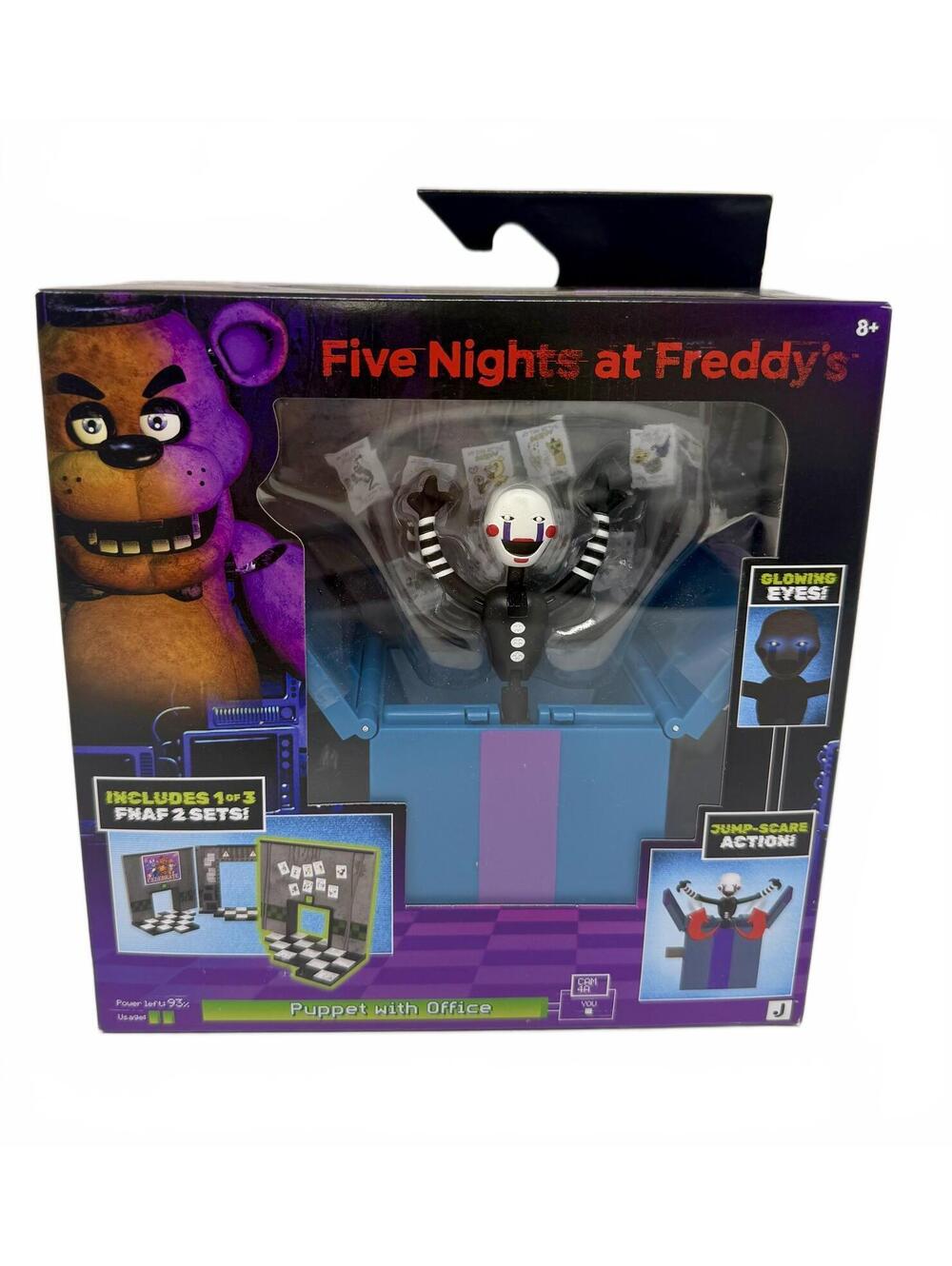 Jazwares FNAF 2 Puppet Office Figure Set Five Nights at Freddy’s 5" NEW